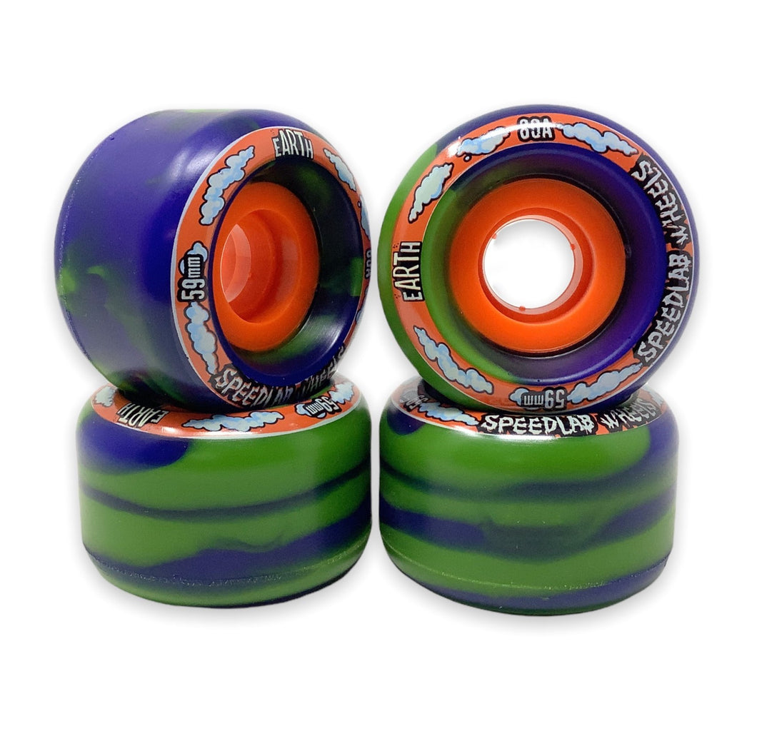 SPEEDLAB WHEELS GLOBES - 59MM/80A (SOFT DURO WITH CORE)