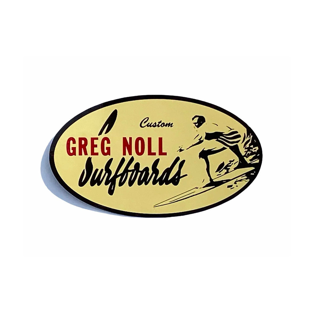 Greg Noll Oval Sticker Big (25 pk)