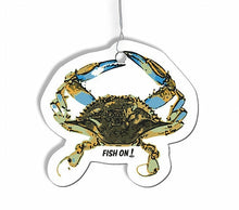 Load image into Gallery viewer, FISH ON BLUE CRAB AIR FRESHENER
