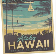 Load image into Gallery viewer, HAWAII STICKER COMPANY POSTER HAWAII LARGE 20&quot; X 12.75&quot;&quot;
