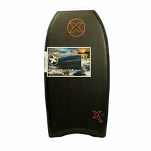 Load image into Gallery viewer, CUSTOM X XPE CRESCENT TAIL DOUBLE STRINGER BODYBOARD 44&quot; BLACK
