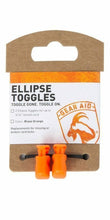 Load image into Gallery viewer, GEAR AID ELLIPSE TOGGLES REPLACEMENT CORD LOCKS BLAZE ORANGE (2 PCS)
