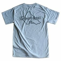 SURFBOARDS HAWAII ISLAND S/S T SHIRT WHITE SMALL