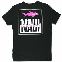 Load image into Gallery viewer, MAUI AND SONS T-SHIRT FISH OUT OF WATER LOGO BLACK LARGE
