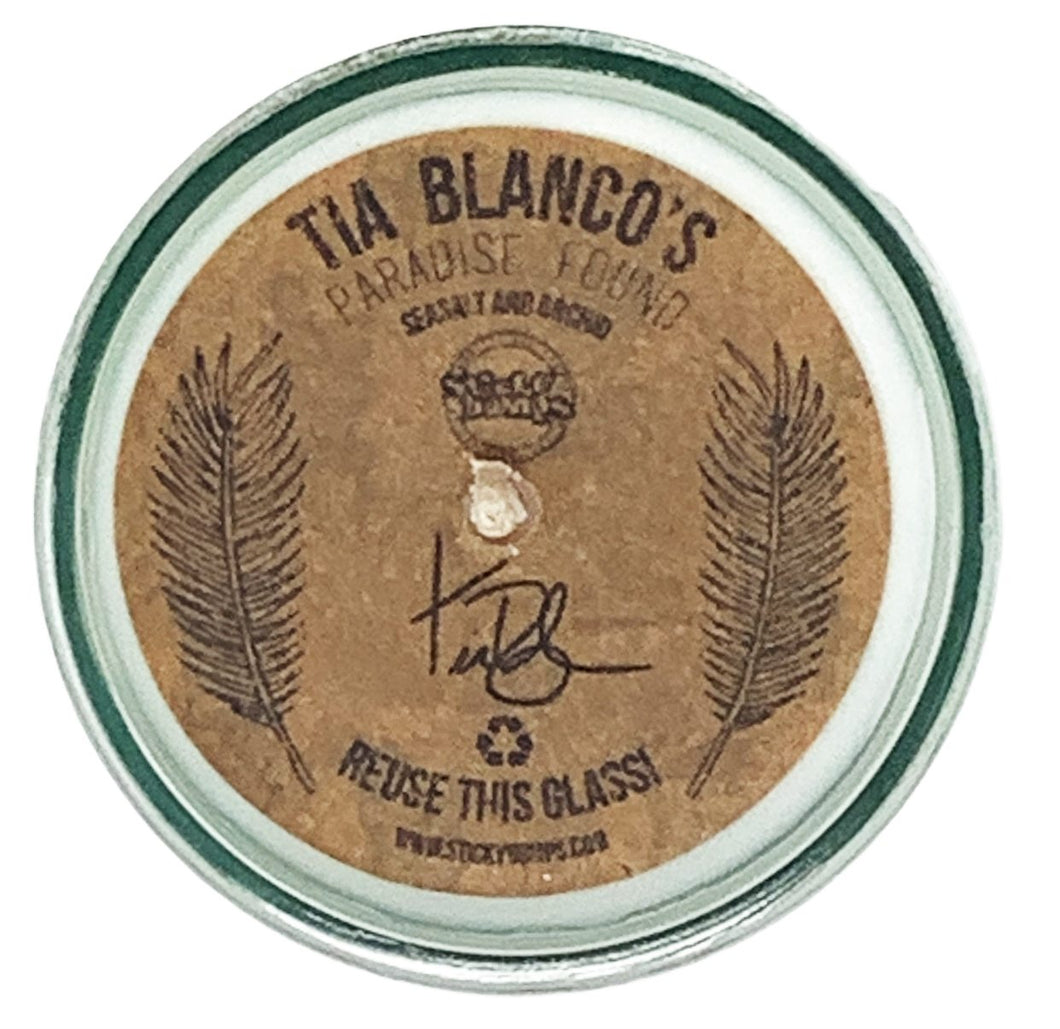Signature Series - Tia Blanco 8 oz Glass | Paradise Found - Sea Salt + Orchid