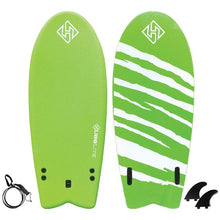 Load image into Gallery viewer, Hubb Lite 54&quot; Twin Fish Soft Surfboard
