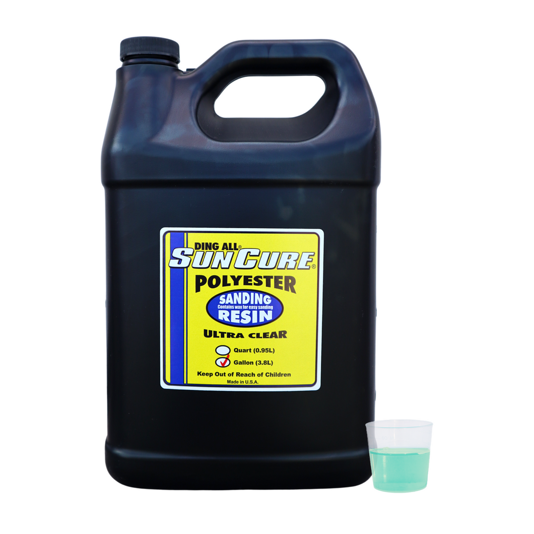 Sun Cure Polyester Sanding Resin 250A (Choose Size)