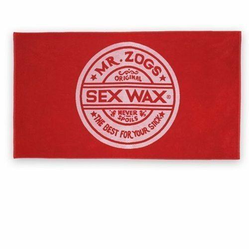 SEX WAX BEACH TOWEL BLACK